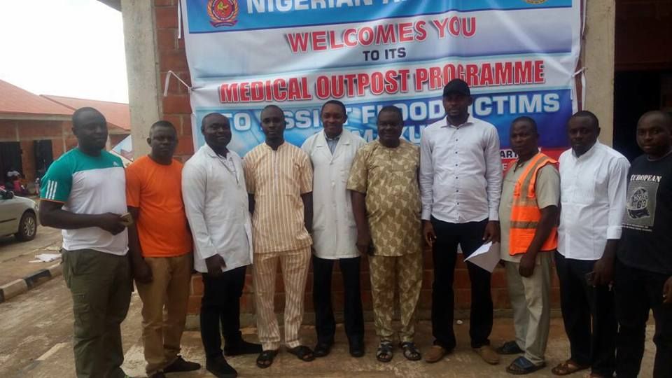 Relief outreach for flood victims in Makurdi, 2017